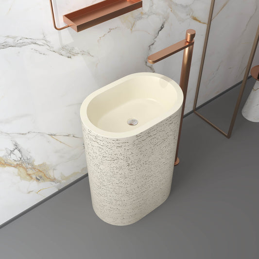 Medunjess 23.6''x33.8'' Lithos Pedestal Basin