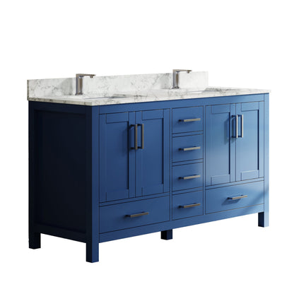 Medunjess 60'' Alcove Bathroom Vanities With Double Sink