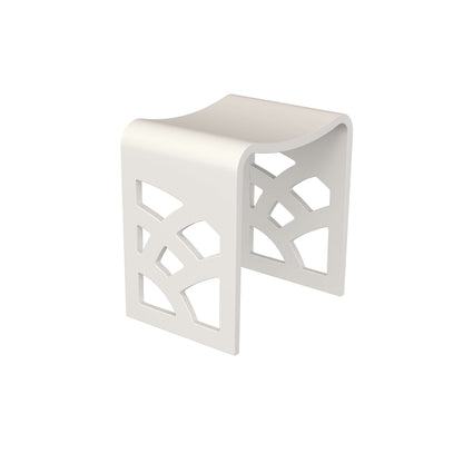 Medunjess 16'' Solium Solid Surface Shower Stool