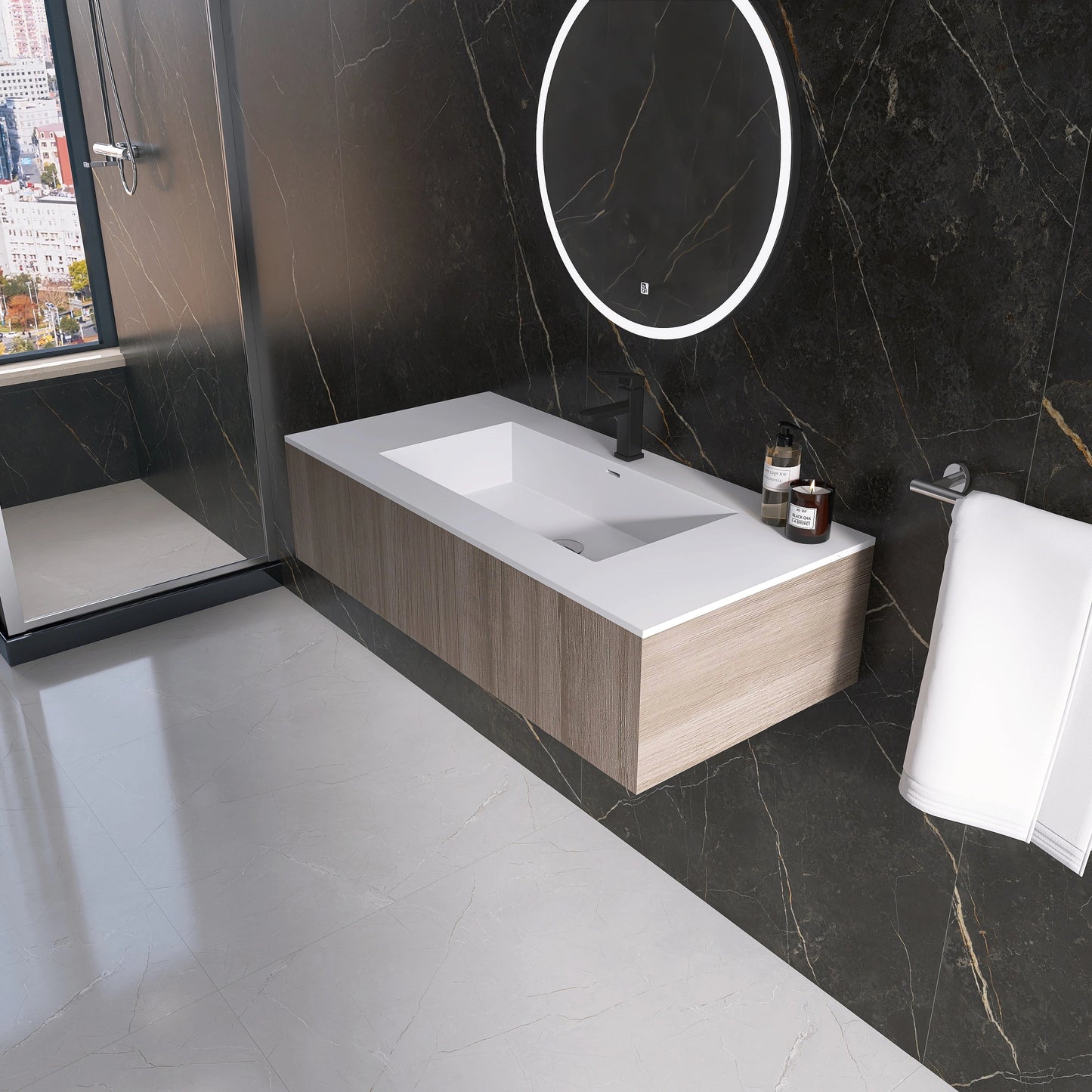 Medunjess 39'' Sinua  Surface Vessel Sink