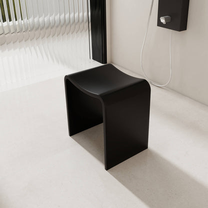 Medunjess 16''Solid Surface Shower Stool