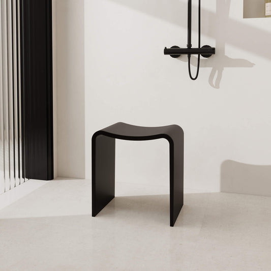 Medunjess 16''Solid Surface Shower Stool