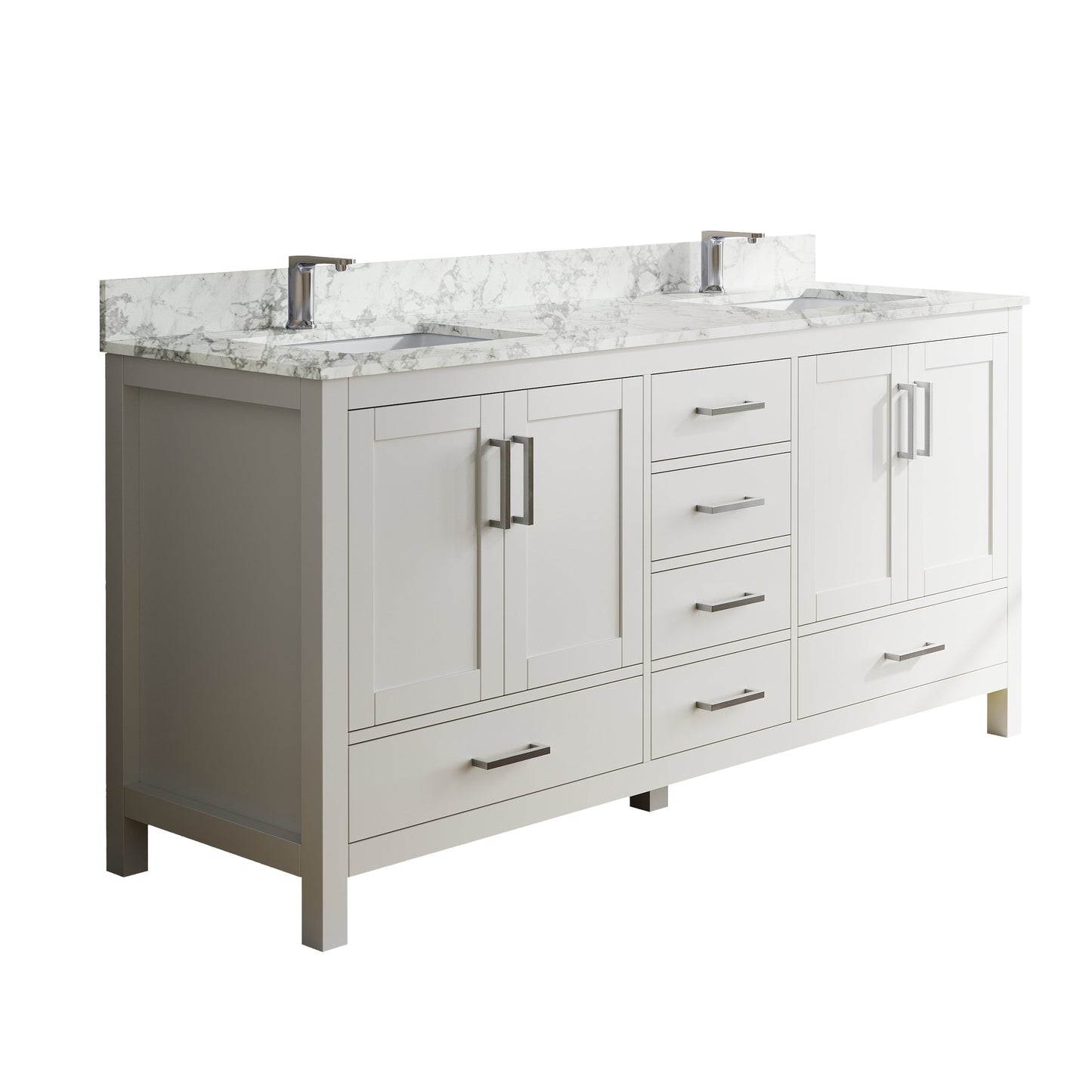 Medunjess 72'' Keystone Bathroom Vanities With Double Sink