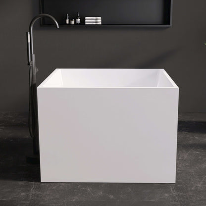 Medunjess 36” Tranquility Freestanding acrylic bathtub
