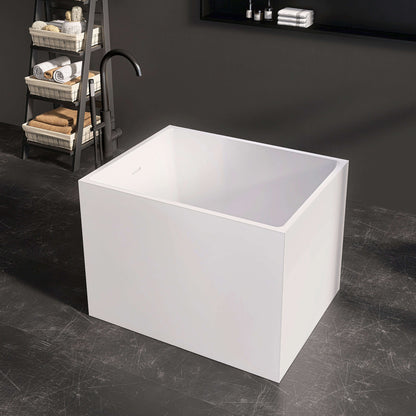 Medunjess 36” Tranquility Freestanding acrylic bathtub
