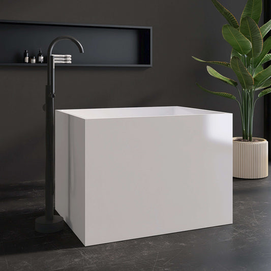 Medunjess 36” Tranquility Freestanding acrylic bathtub