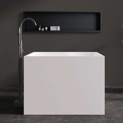 Medunjess 36” Tranquility Freestanding acrylic bathtub