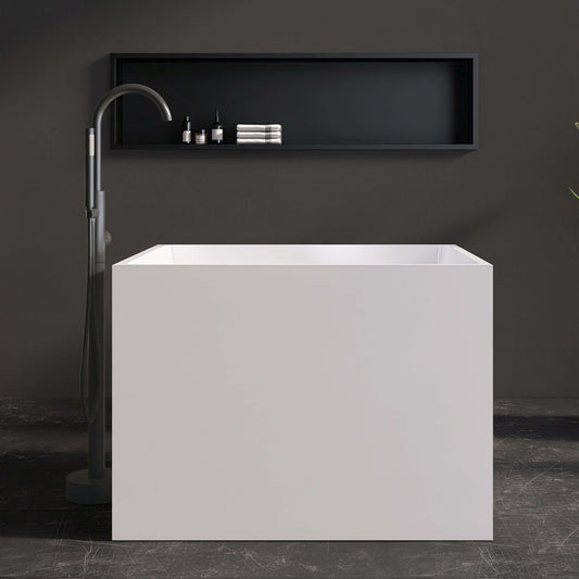 Medunjess 36” Tranquility Freestanding acrylic bathtub