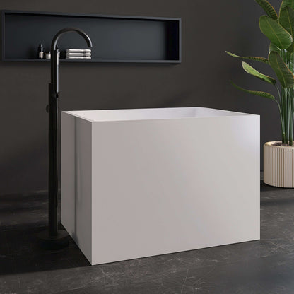 Medunjess 36” Tranquility Freestanding acrylic bathtub