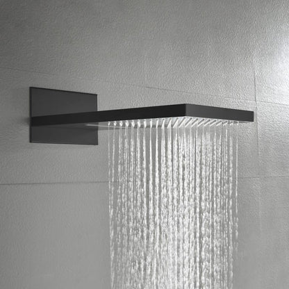 Medunjess Bathroom Matte Black Shower Faucet