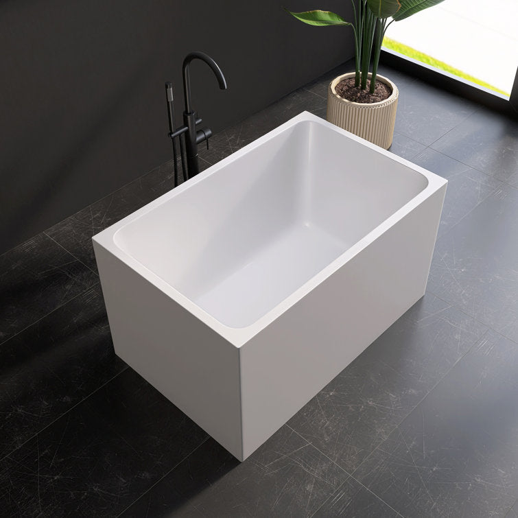 43'' x 28'' Freestanding Soaking Acrylic Bathtub