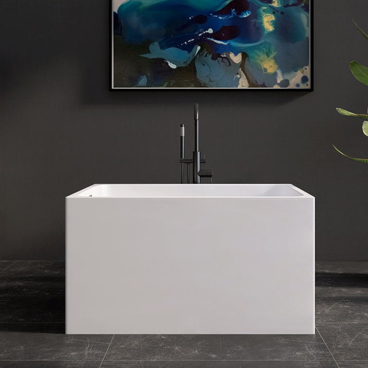 43'' x 28'' Freestanding Soaking Acrylic Bathtub