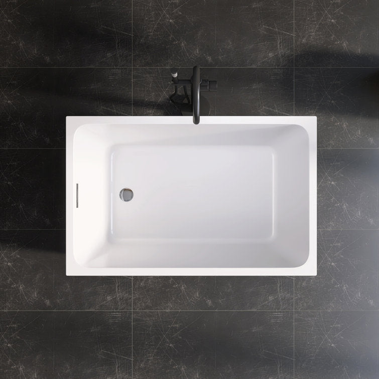 43'' x 28'' Freestanding Soaking Acrylic Bathtub