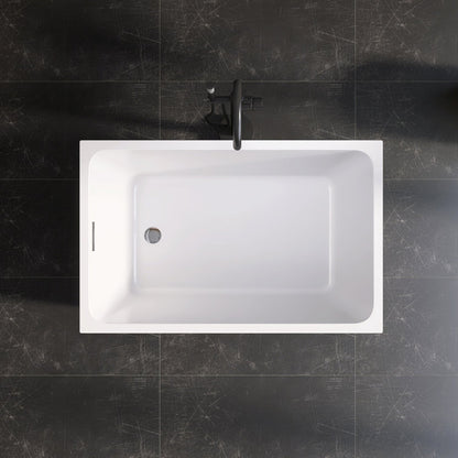 43'' x 28'' Freestanding Soaking Acrylic Bathtub