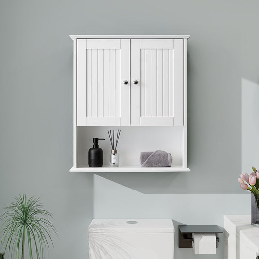 Medunjess 26 in. W x 30 in. H Wall Bathroom Cabinet Over The Toilet Storage