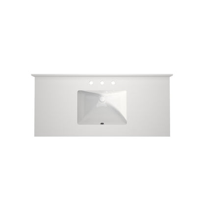 Medunjess 49'' Bathroom Vanity Top with Backsplash Wall Mounted Bathroom Sink