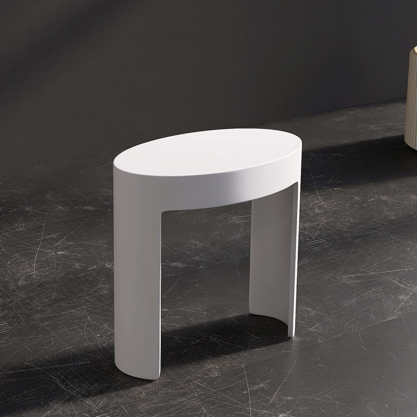 Medunjess 16'' Forma Solid Surface Shower Stool