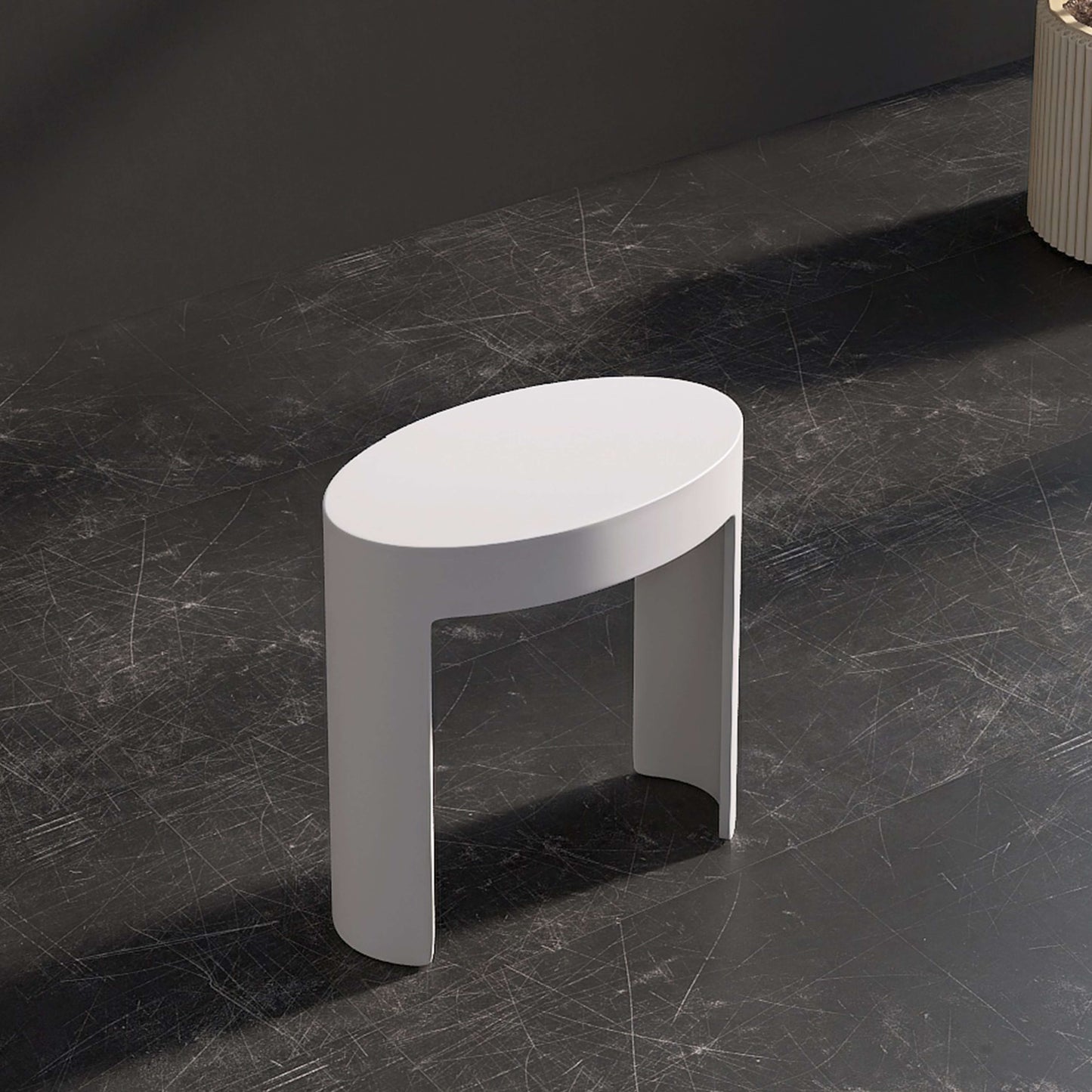 Medunjess 16'' Forma Solid Surface Shower Stool