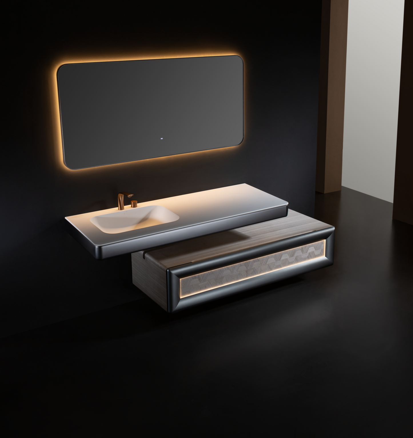 Medunjess  63'' Modern Sink Vanity with Mirror – Sleek, Functional, and Stylish Bathroom Upgrade