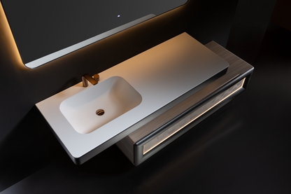 Medunjess  63'' Modern Sink Vanity with Mirror – Sleek, Functional, and Stylish Bathroom Upgrade