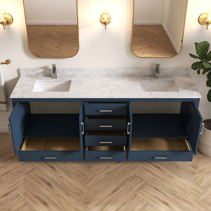 Medunjess 84'' Grid Bathroom Vanities With Double Sink
