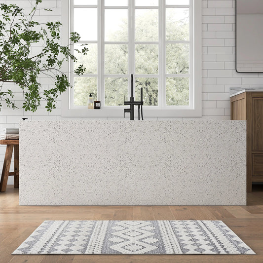 Medunjess 64" Kaleido Freestanding Terrazzo bathtub
