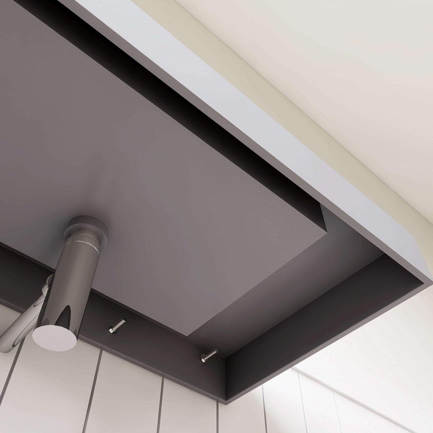 Medunjess 35''Gravita Wall Mounted Bathroom Sink Solid Surface Sink