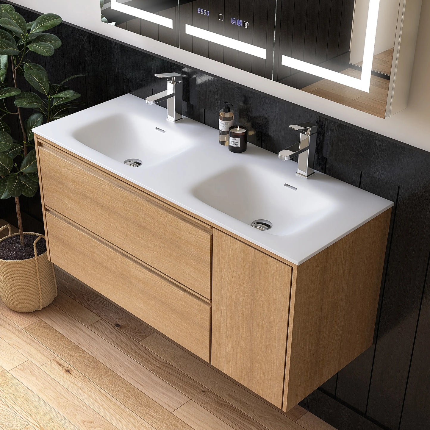 Medunjess 47'' Cresta Solid Surface Basin