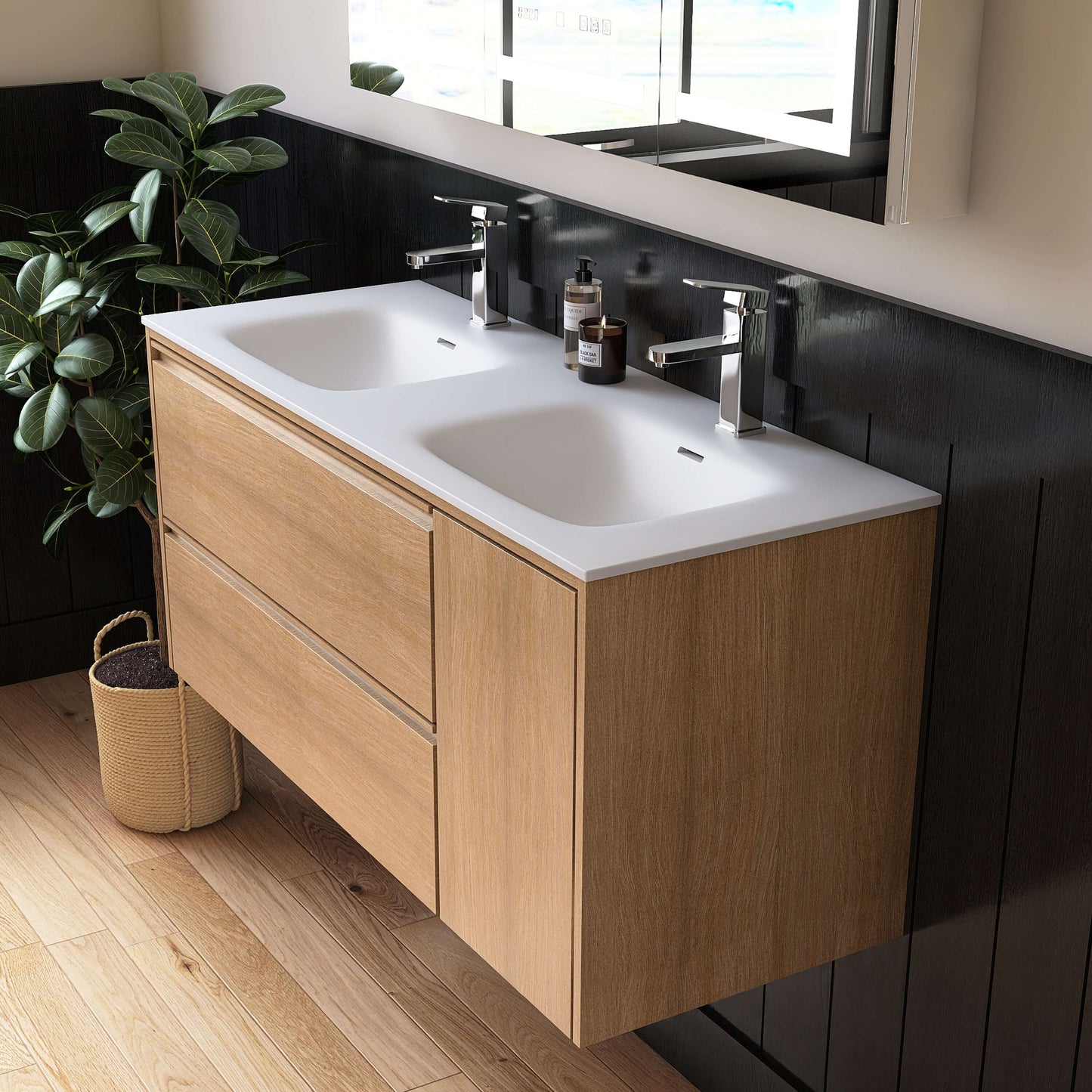 Medunjess 47'' Cresta Solid Surface Basin