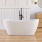 Medunjess 55'' Firmor Freestanding Bathtub Solid Surface Stone