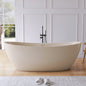 Medunjess 73" Monolith Freestanding Bathtub Solid Surface Stone