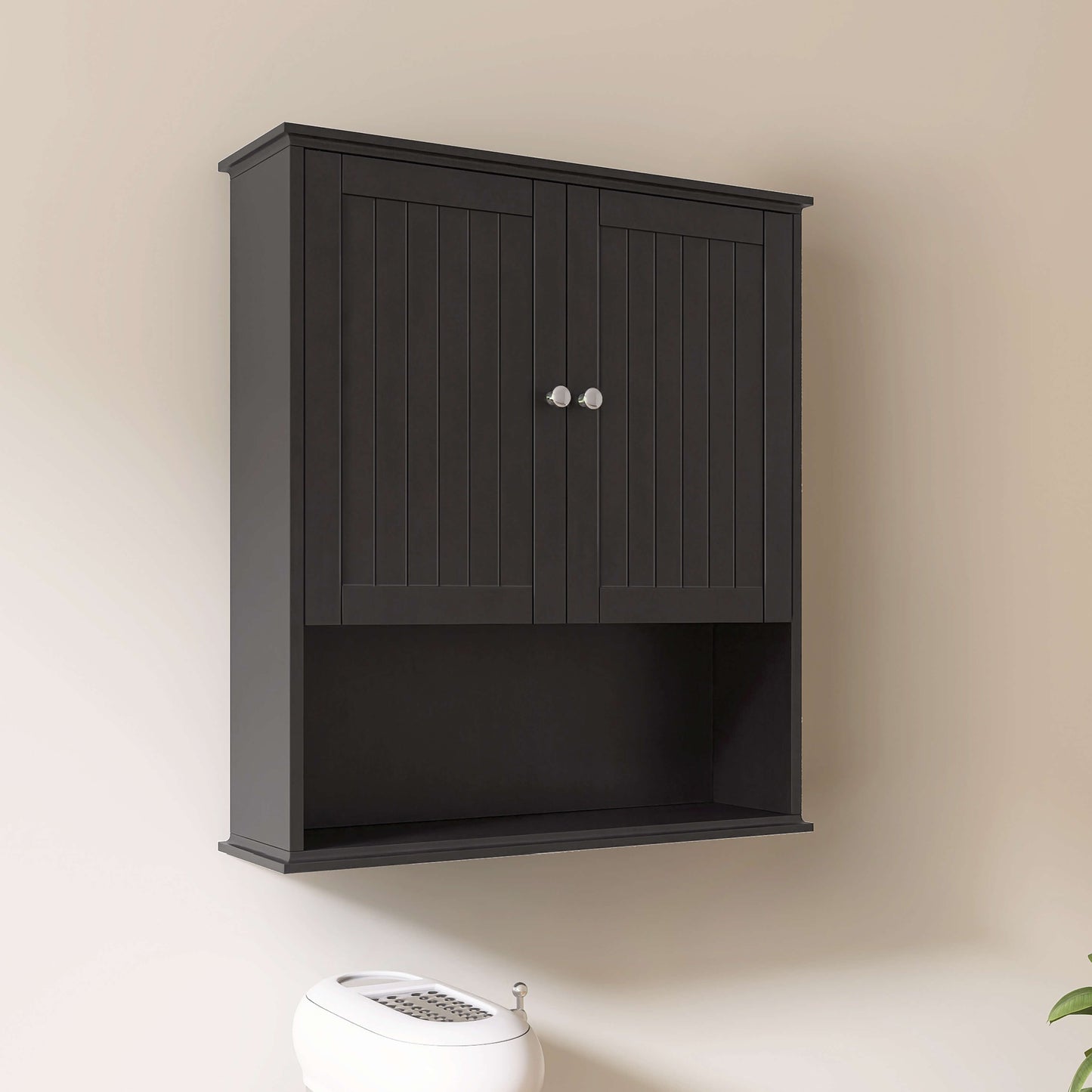 Medunjess 26 in. W x 30 in. H Wall Bathroom Cabinet Over The Toilet Storage