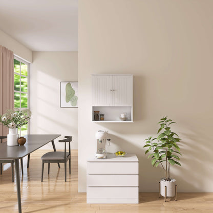 Medunjess 26 in. W x 30 in. H Wall Bathroom Cabinet Over The Toilet Storage