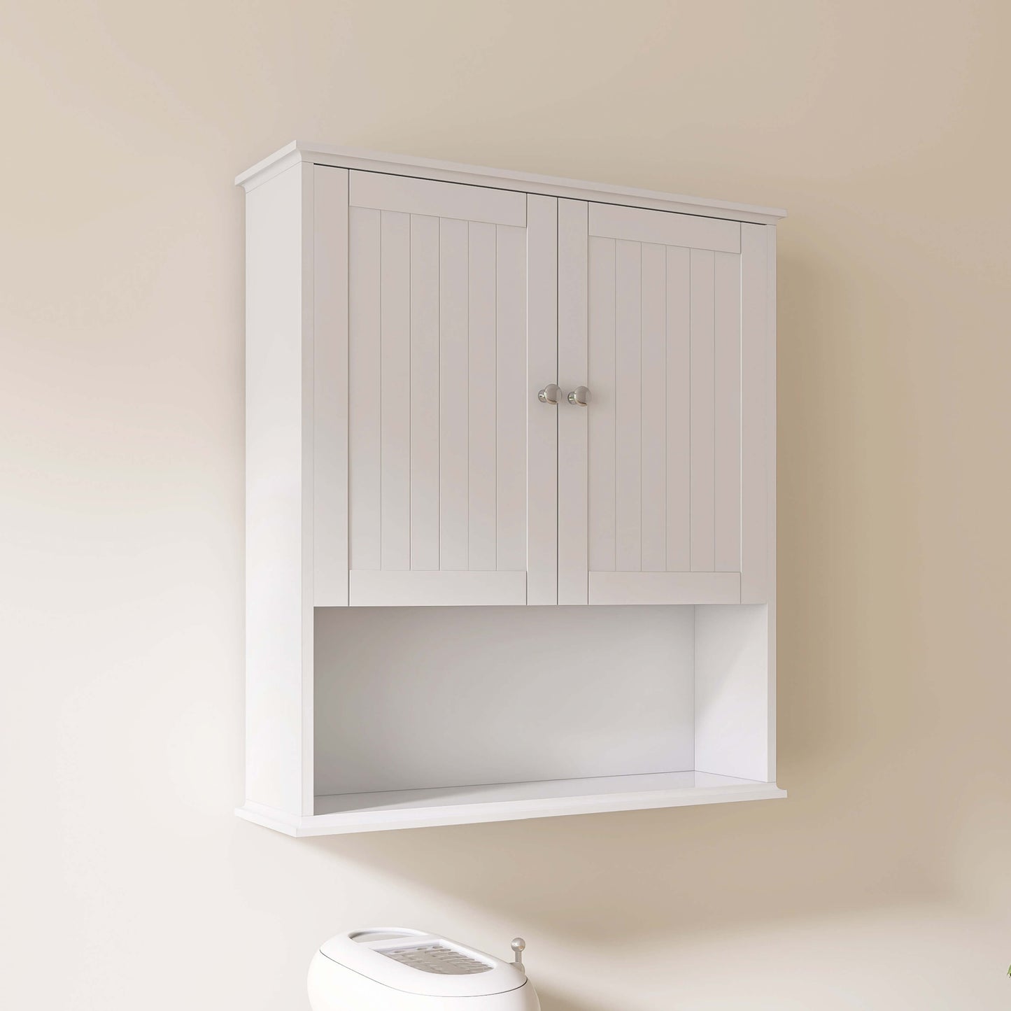 Medunjess 26 in. W x 30 in. H Wall Bathroom Cabinet Over The Toilet Storage