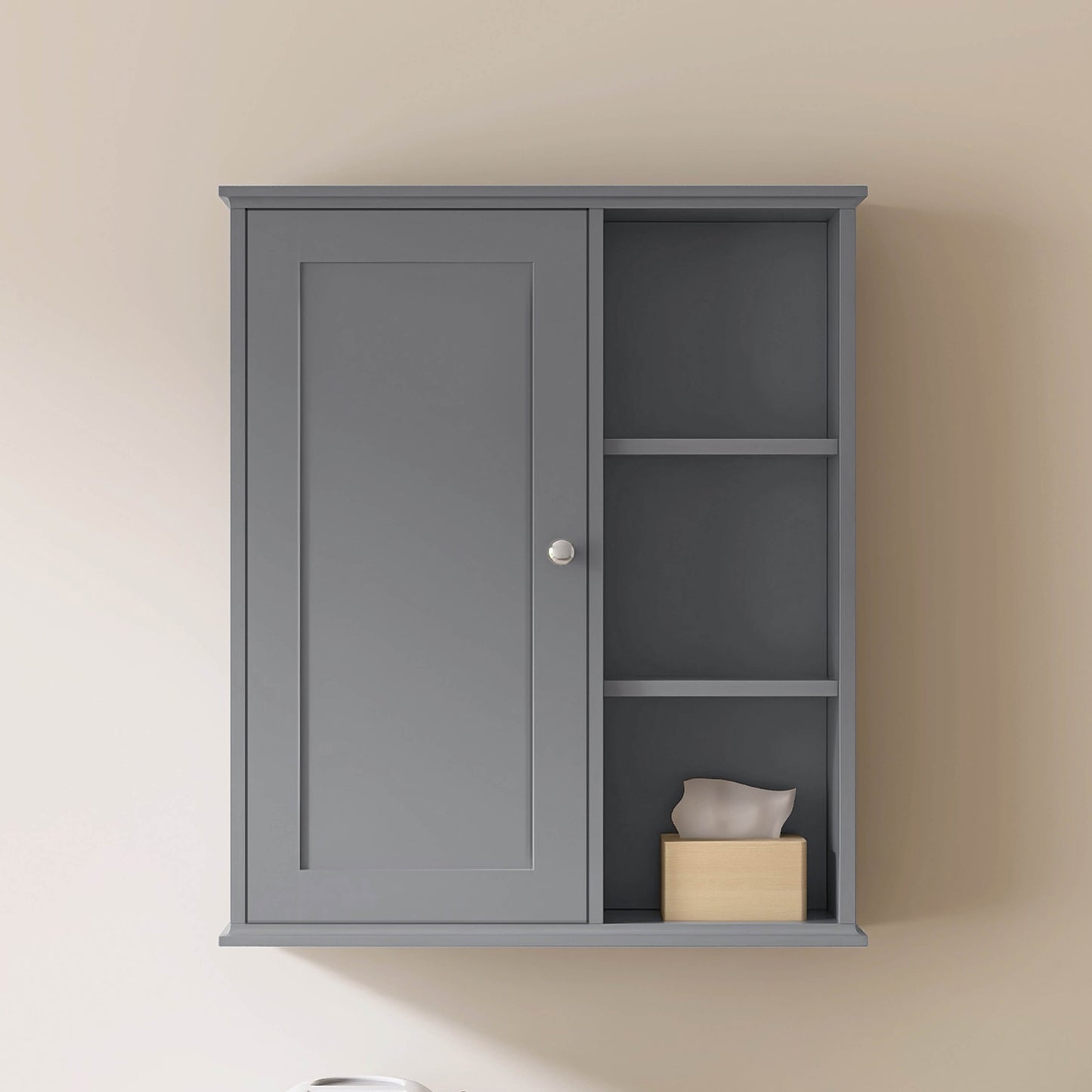 Medunjess 24 in. W x 7 in. D x 28 in. H Wall Bathroom Cabinet Over the Toilet Storage