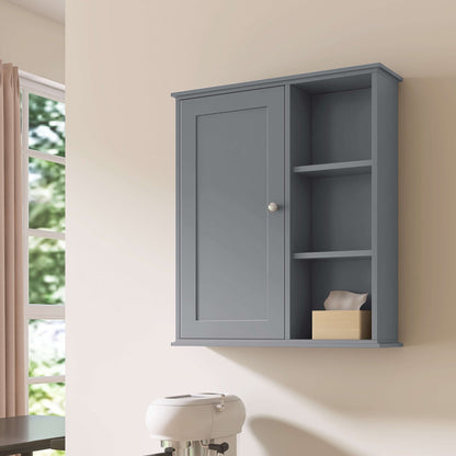 Medunjess 24 in. W x 7 in. D x 28 in. H Wall Bathroom Cabinet Over the Toilet Storage