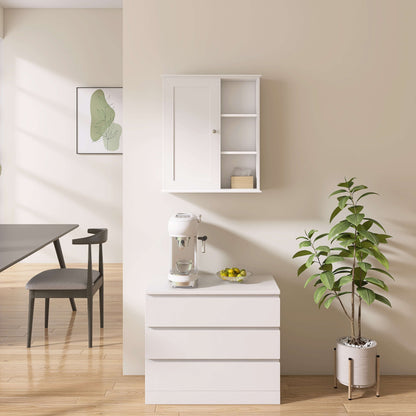 Medunjess 24 in. W x 7 in. D x 28 in. H Wall Bathroom Cabinet Over the Toilet Storage