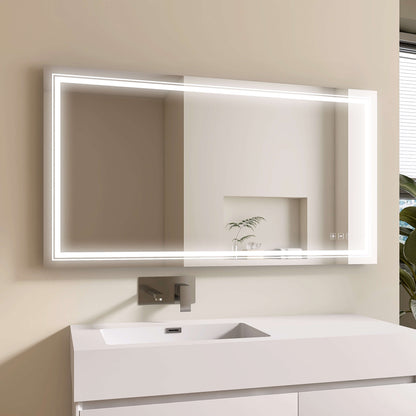 Medunjess 55'' Luminelle LED Mirror Adjustable brightness and color temperature