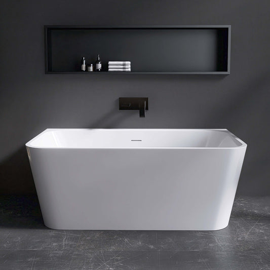 Medunjess 55” Serenity Freestanding acrylic bathtub
