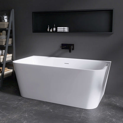 Medunjess 55” Serenity Freestanding acrylic bathtub