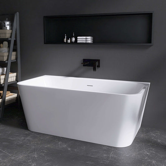 Medunjess 55” Serenity Freestanding acrylic bathtub