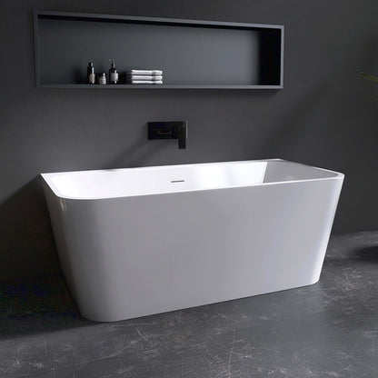 Medunjess 55” Serenity Freestanding acrylic bathtub