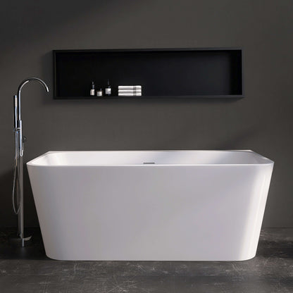 Medunjess 59'' Serenity Freestanding acrylic bathtub