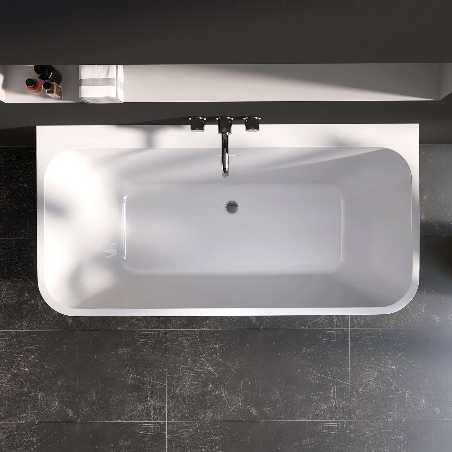 Medunjess 59'' Serenity Freestanding acrylic bathtub