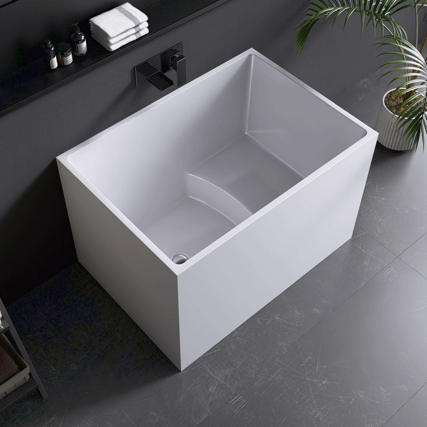 Medunjess 40'' Tranquility Freestanding acrylic bathtub