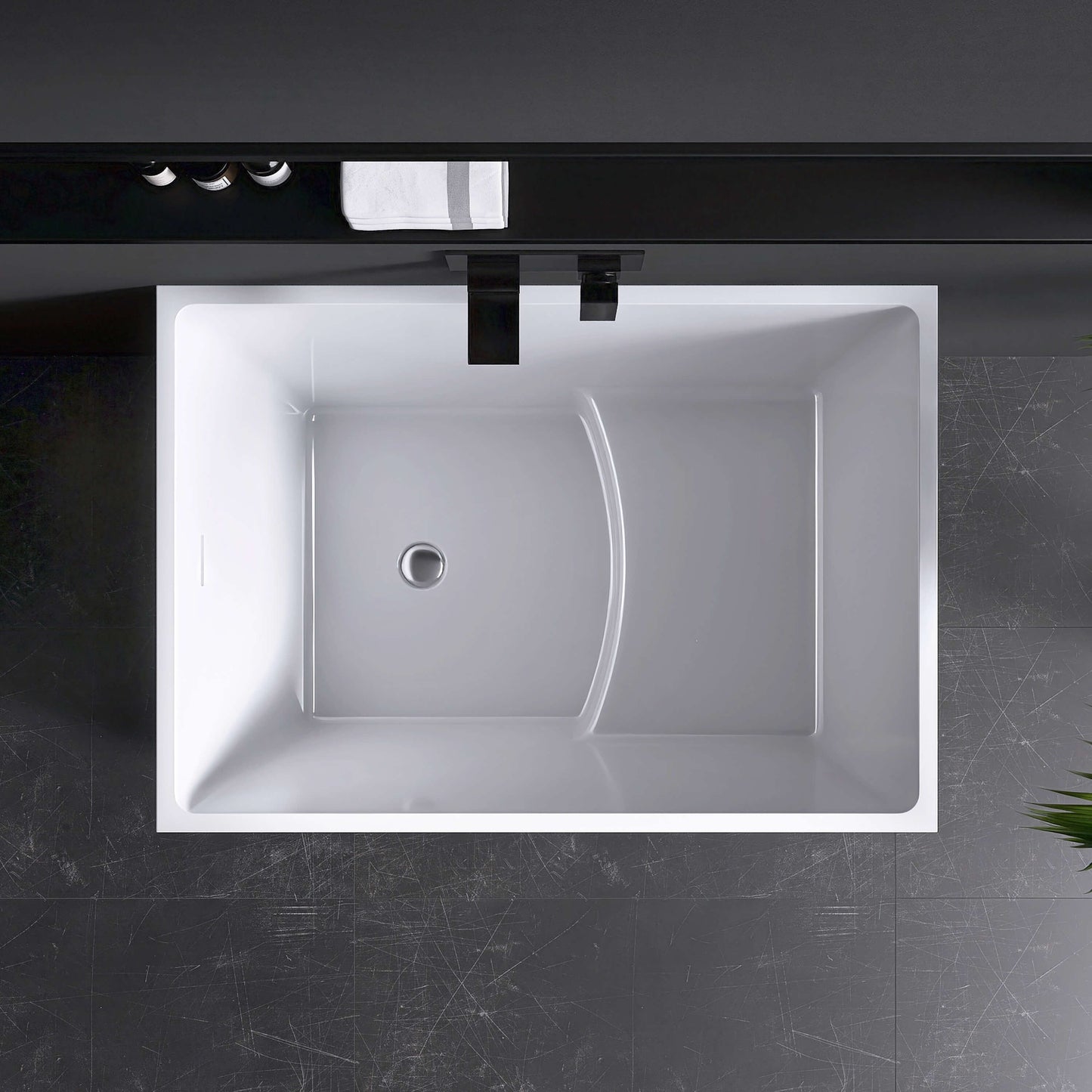 Medunjess 40'' Tranquility Freestanding acrylic bathtub