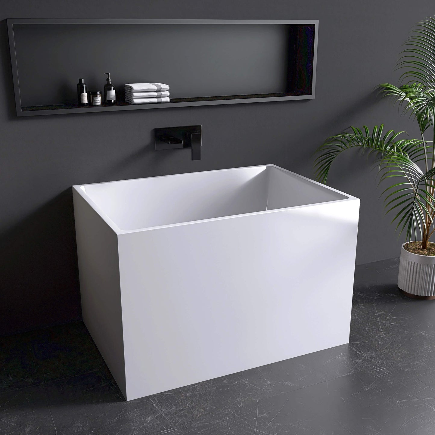 Medunjess 40'' Tranquility Freestanding acrylic bathtub