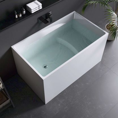 Medunjess 47'' Tranquility Freestanding acrylic bathtub