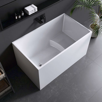 Medunjess 47'' Tranquility Freestanding acrylic bathtub