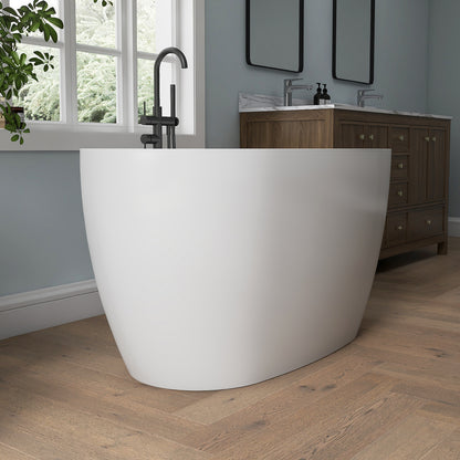 Medunjess 51'' Nimbus Freestanding Tub Deep Soaking Acrylic Bathtub